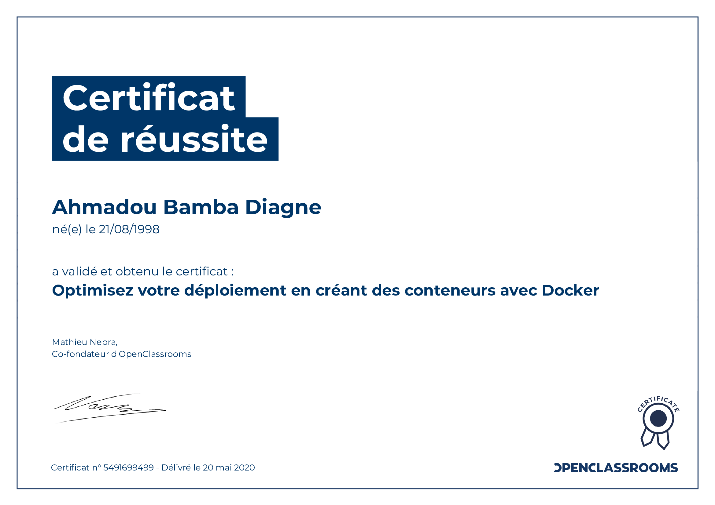 Docker Certificate